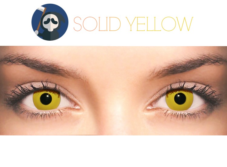 Solid yellow contacts